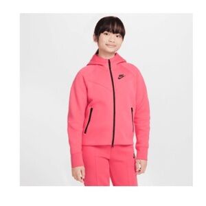 Nike Sportswear Tech Fleece Big Kid (Girls) Full Zip Sweatshirt NWT